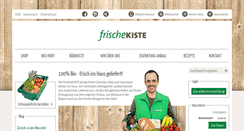 Desktop Screenshot of frischekiste.de